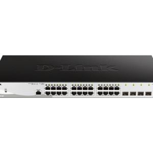 D-Link Switch DGS-1210-28P/ME, 24 porturi Gigabit PoE Base-T, 4 porturi