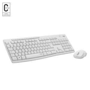 Tastatura Logitech MK295 Silent Wireless Combo, Wireless, Alb