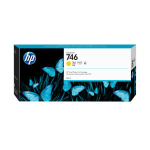 Cartus HP 746 300-ml Yellow DesignJet Ink Cartridge, Yellow