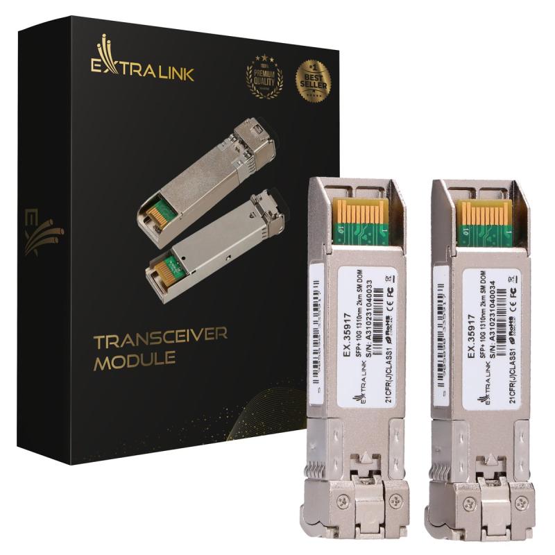 Extralink SFP+ 10G 2-pack SFP+ Module 10Gbps LC/UPC