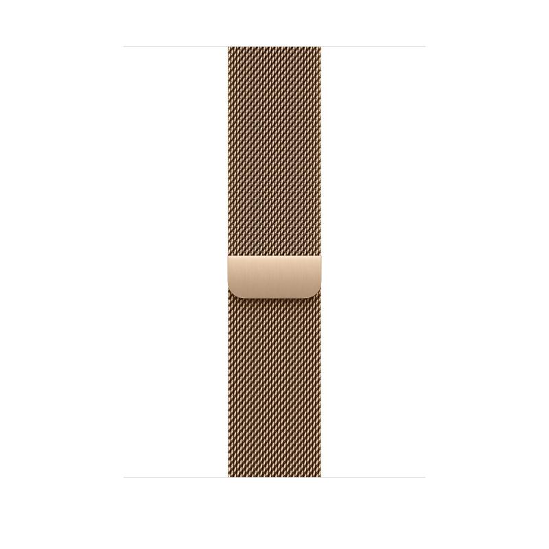 Curea pentru Apple Watch 46mm Gold Milanese Loop - S/M