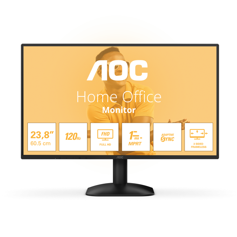 Monitor Consumer AOC 24B31H, 23.8", 1920 x 1080 pixeli, Black,