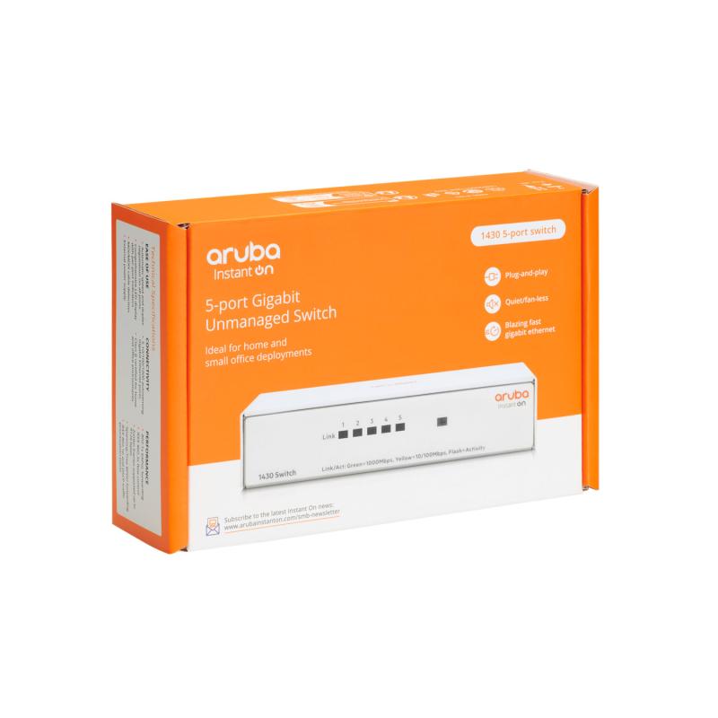 HPE Networking Instant On Switch 5p Gigabit 1430 - imagine 5