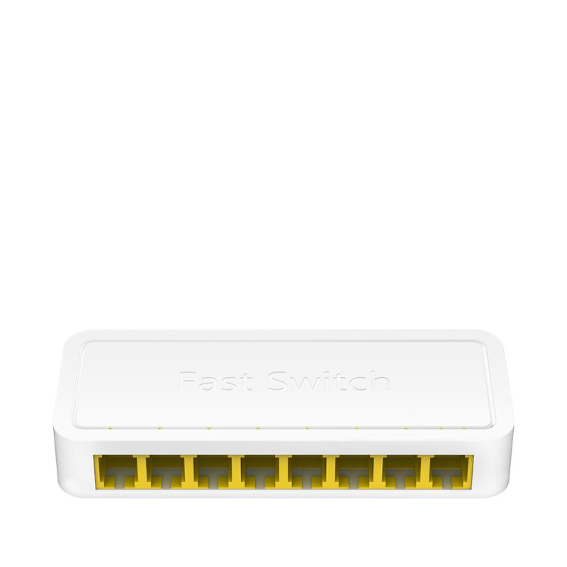 CUDY 8-Port 10/100 Mbps Desktop Switch, 8 10/100M RJ45 Ports,