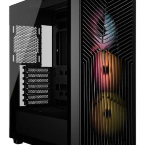 Carcasa CORSAIR 3200D RS ARGB, RGB, Mid Tower, Black