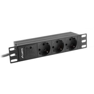 Unitate distributie alimentare PDU 10", 1U, 10A, 3 prize ,