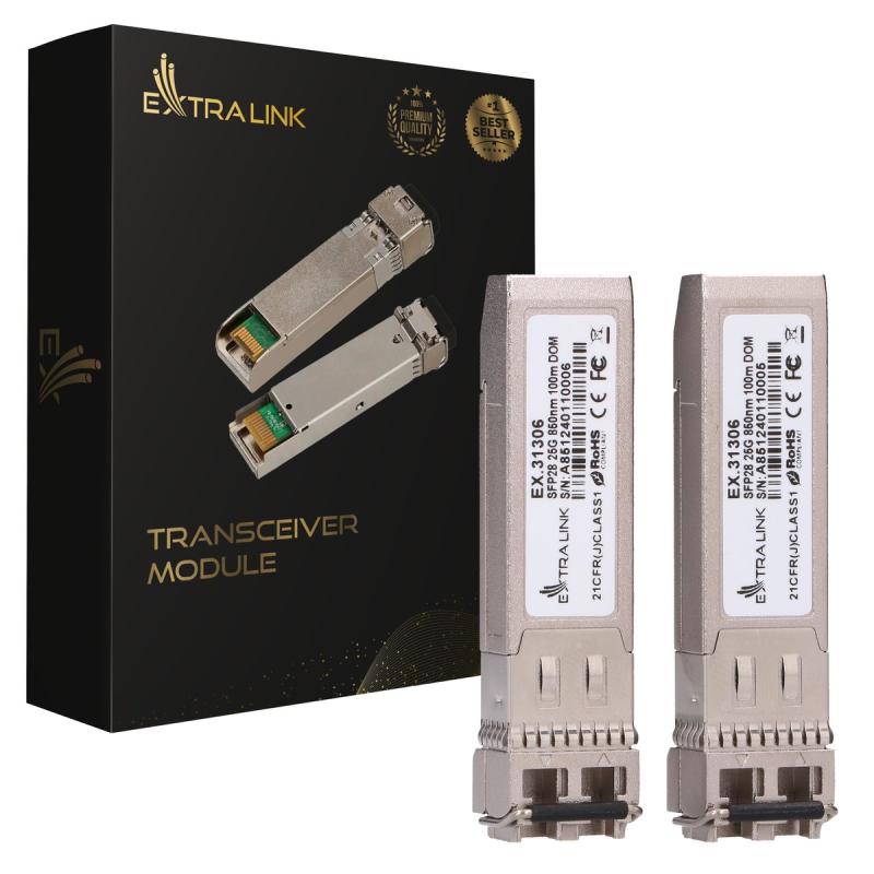 Extralink SFP28 25G 2-Pack SFP28 Module 25Gbps LC/UPC