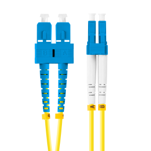 Patch cord fibră SM SC/UPC-LC/UPC duplex 2 m LSZH G657A1