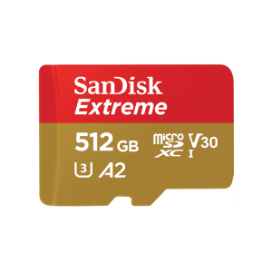 Card de Memorie MicroSDHC SanDisk, 512GB, UHS-I, Class 10, 80MB/s