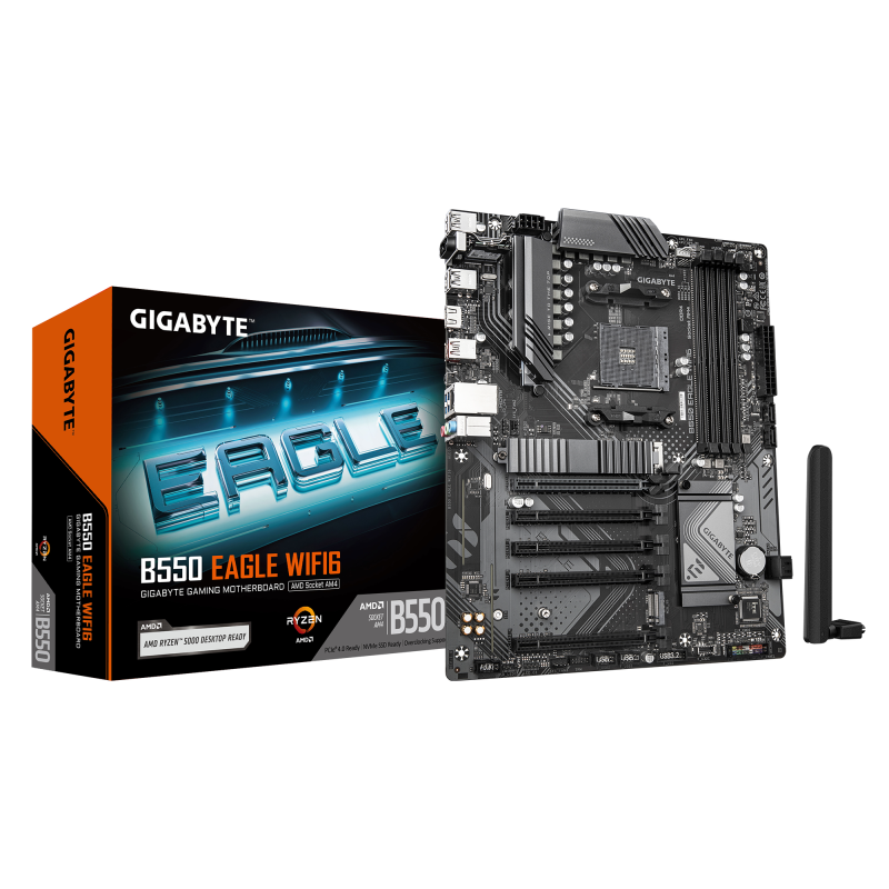 Placa de baza Gigabyte B550 EAGLE WIFI6, Socket AM4, DDR4,