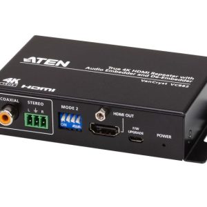 Repeater ATEN VC882: Tipul: Repeater AV, Rezoluţia maximă: 4096 x