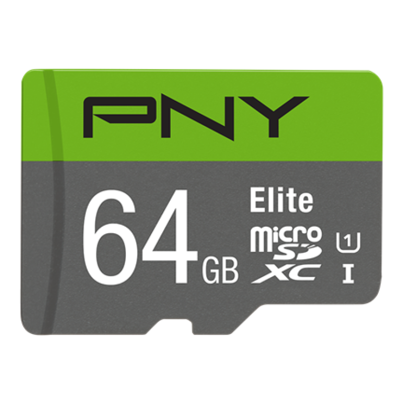 Card de memorie PNY Elite Micro-SDXC, 64 GB, Clasa 10