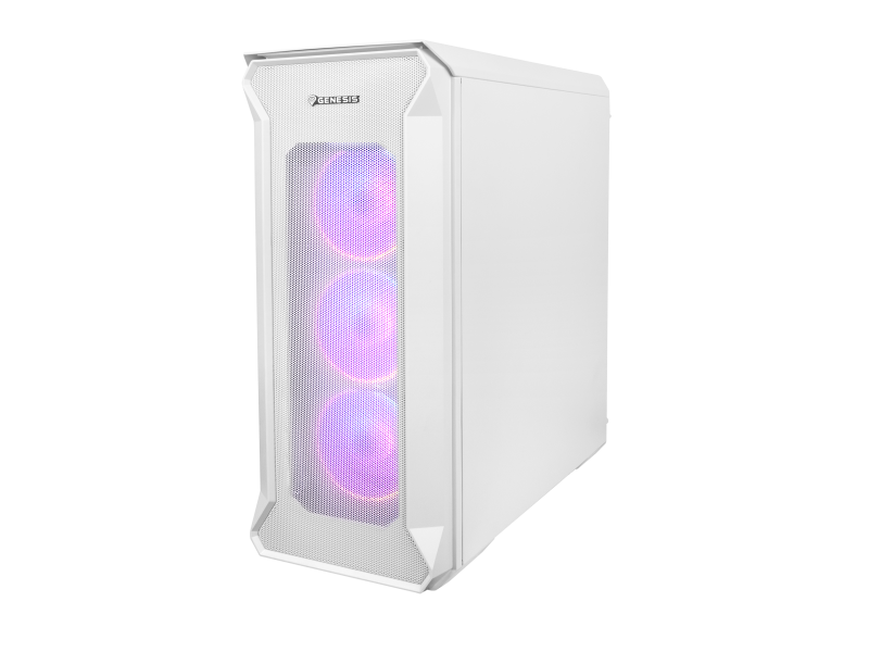 Carcasa GENESIS Irid 505 ARGB, RGB, Mid Tower, White