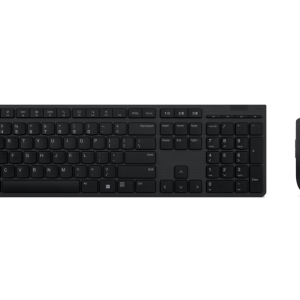 Kit Wireless tastatura si mouse Lenovo 4X31K03931, taste numerice, gri