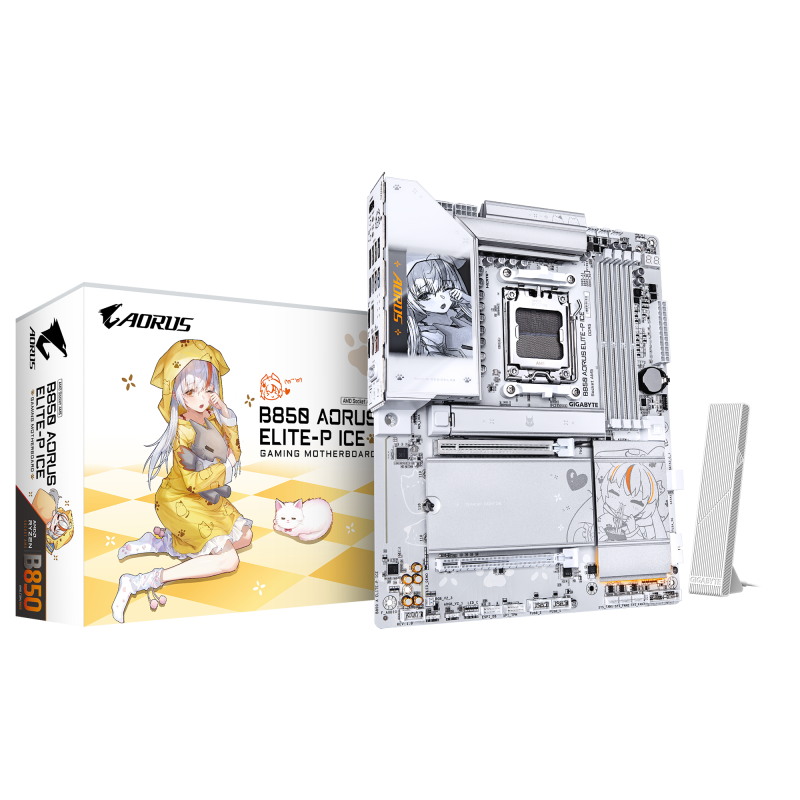 Placa de baza Gigabyte B850 AORUS ELITE-P ICE, Socket AM5,