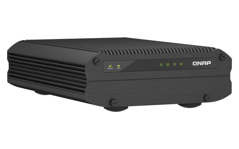 NAS QNAP I410X 4-Bay, CPU Intel® Atom® x6425E 4-core/4-thread Processor,