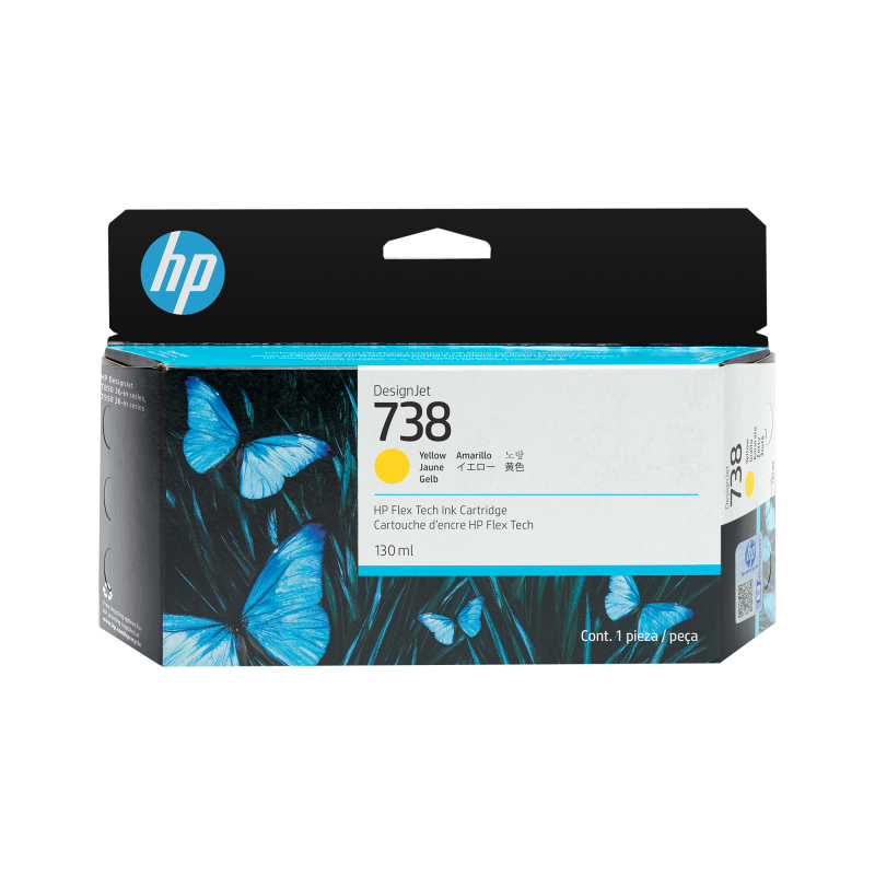 Cartus HP 738, Yellow