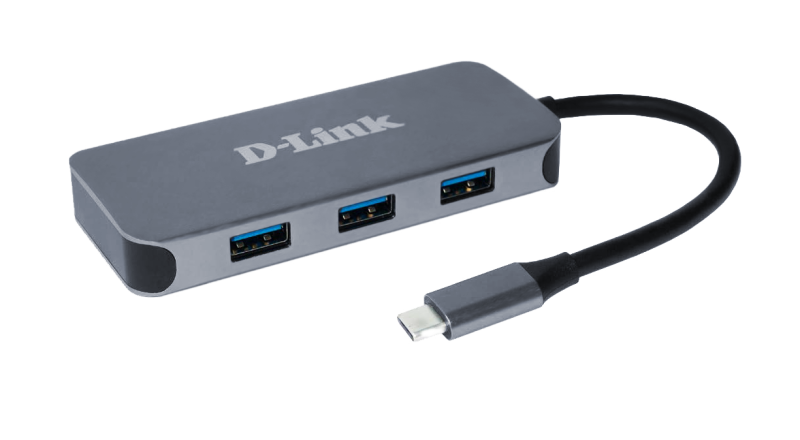 Docking station D-Link DUB-2335, USB Type-C, Gri, 2 ani Garantie