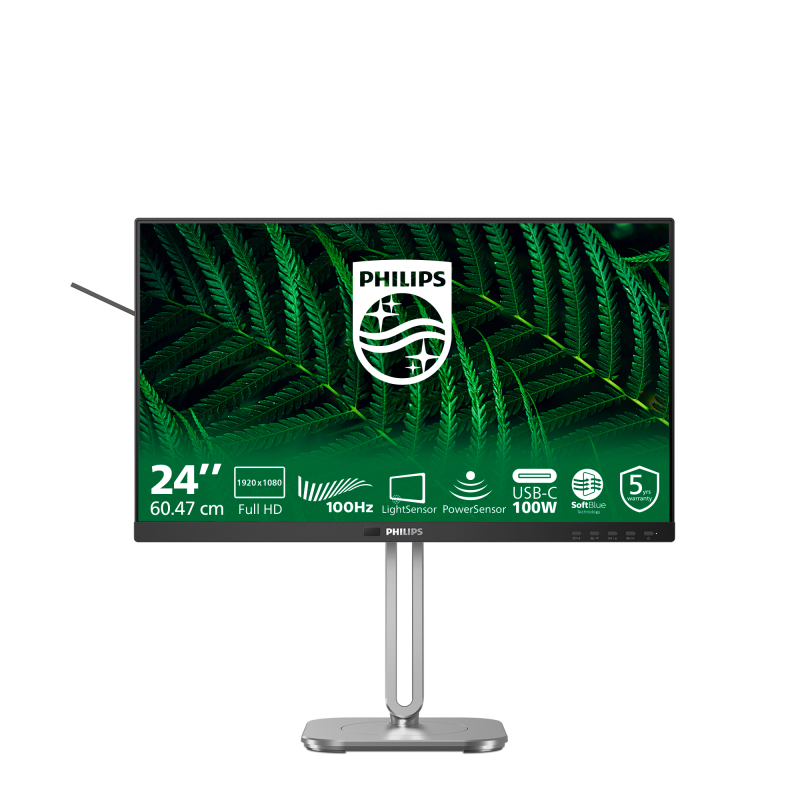 Monitor Gaming Philips 24B2G5301/00, 24", 1920 x 1080 pixeli, Black,