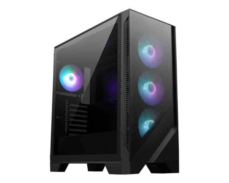 Carcasa MSI MAG Forge 320R AIRFLOW, RGB, Micro Tower, Black
