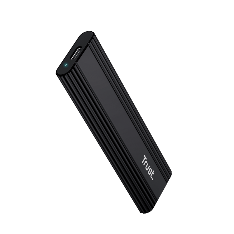 Enclosure Trust USB-C M.2 SSD, conectori USB-C, USB-A, viteza USB