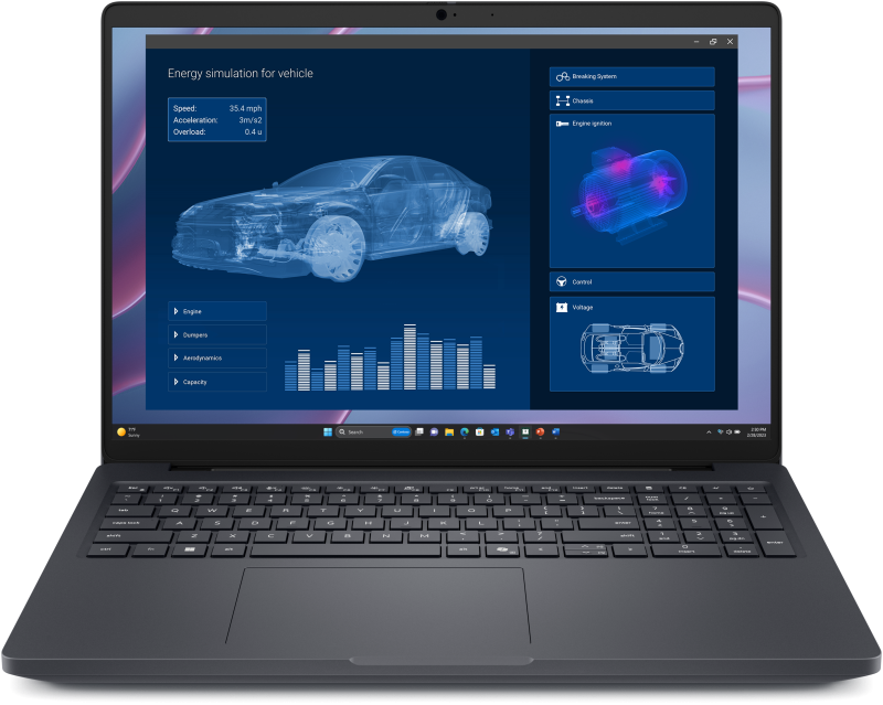 Laptop Workstation DELL Pro Max 16, cu procesor Ryzen AI