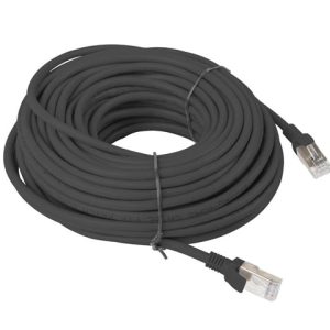 Patch cord Cat.6 UTP 20 m negru, Fluke Passed