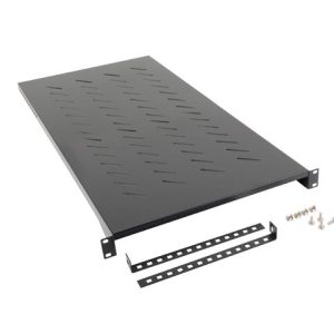 Poliță fixă 19" 1200 mm negru (1U / 483x910