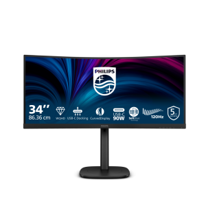 Monitor Consumer Philips 34B2U3600C/00, 34", 3440 x 1440 pixeli, Black,