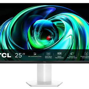 Monitor Gaming TCL 25G54, 24.5", 1920 x 1080 pixeli, White,