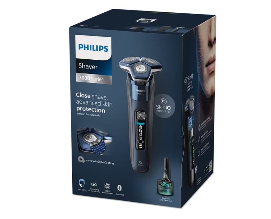Aparat de Ras PHILIPS Shaver Series 7000 S7886/55, Acumulator, Autonomie - imagine 4