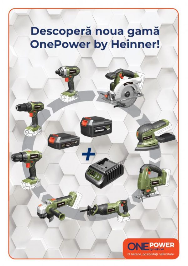 ONE POWER by HEINNER MASINA DE GAURIT/INSURUBAT CU IMPACT 18V - imagine 5