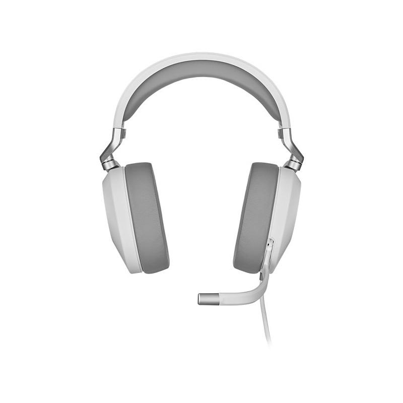 Casti Gaming Head-band Corsair HS65 SURROUND, Wired, Alb - imagine 3