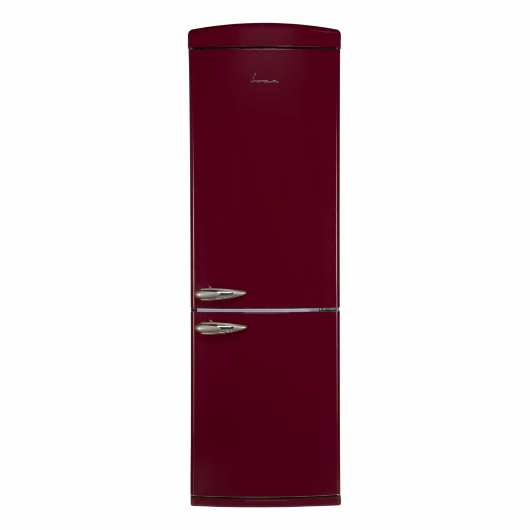 Combina frigorifica FRAM FC-VRR340BDF+, 340 l, Clasa: F, Burgundy