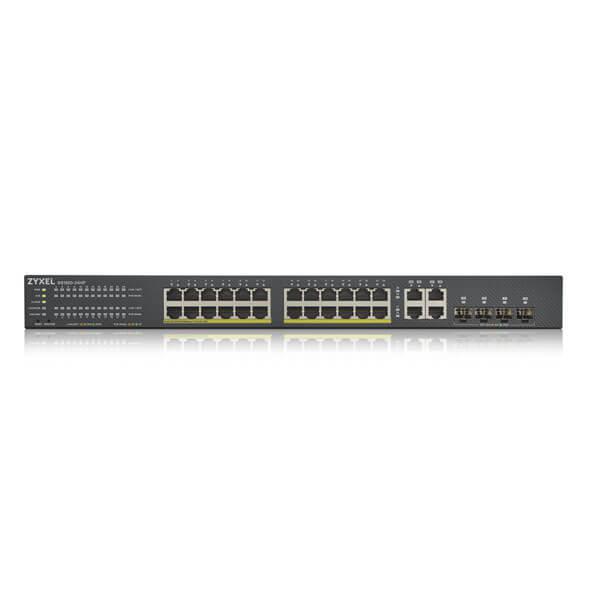 ZYXEL GS192024HPV2 24-PORT GBE POESWITCH - imagine 3