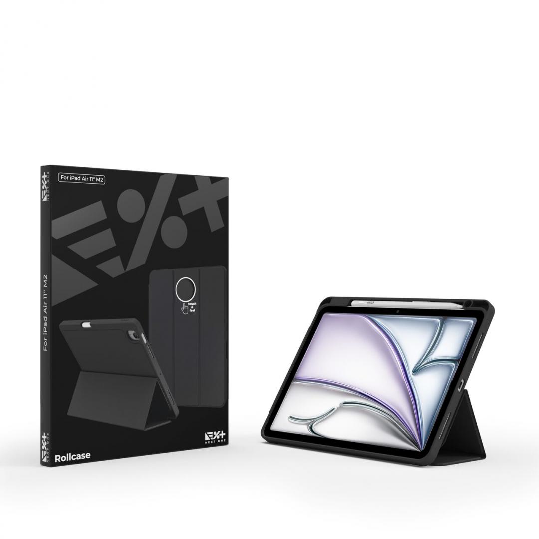 NEXT ONE RollCase for iPad Air 11" M2 2024 Black - imagine 3