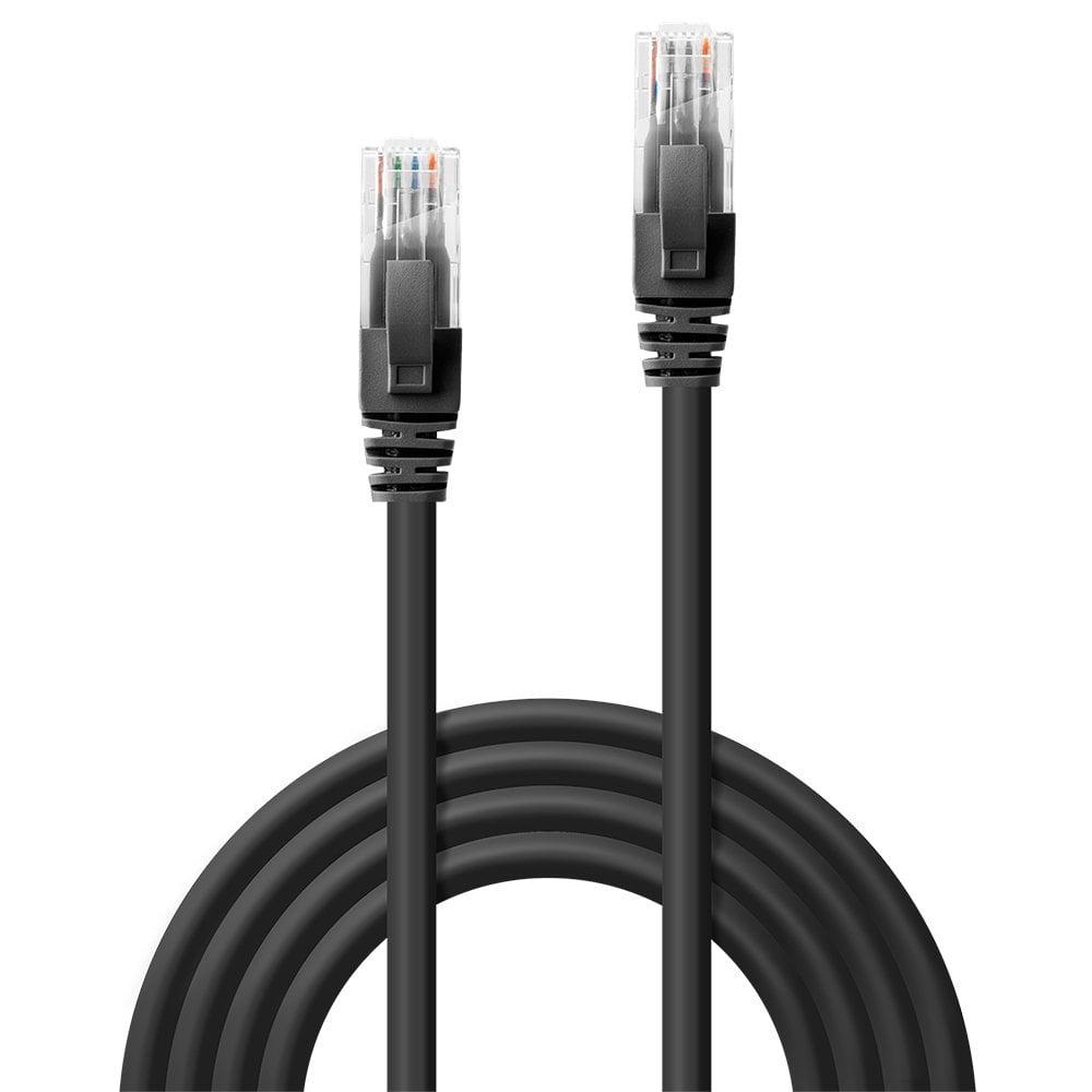 Cablu retea Lindy LY-48077, 1m Cat.6 U/UTP, Black - imagine 4