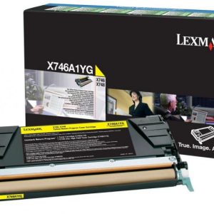 Toner Lexmark X746A1YG, Yellow