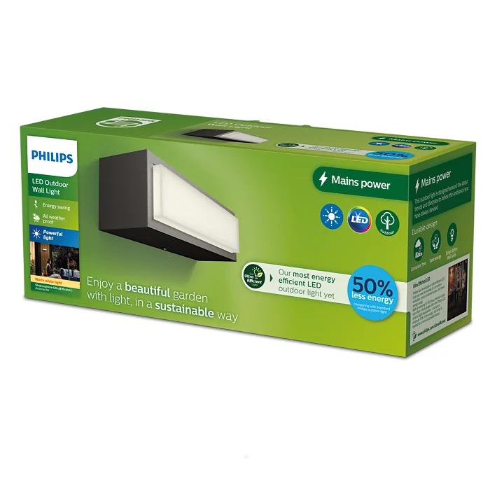 Aplica LED pentru exterior Philips STRATOSPHERE, 3.8W, 800 lm, lumina