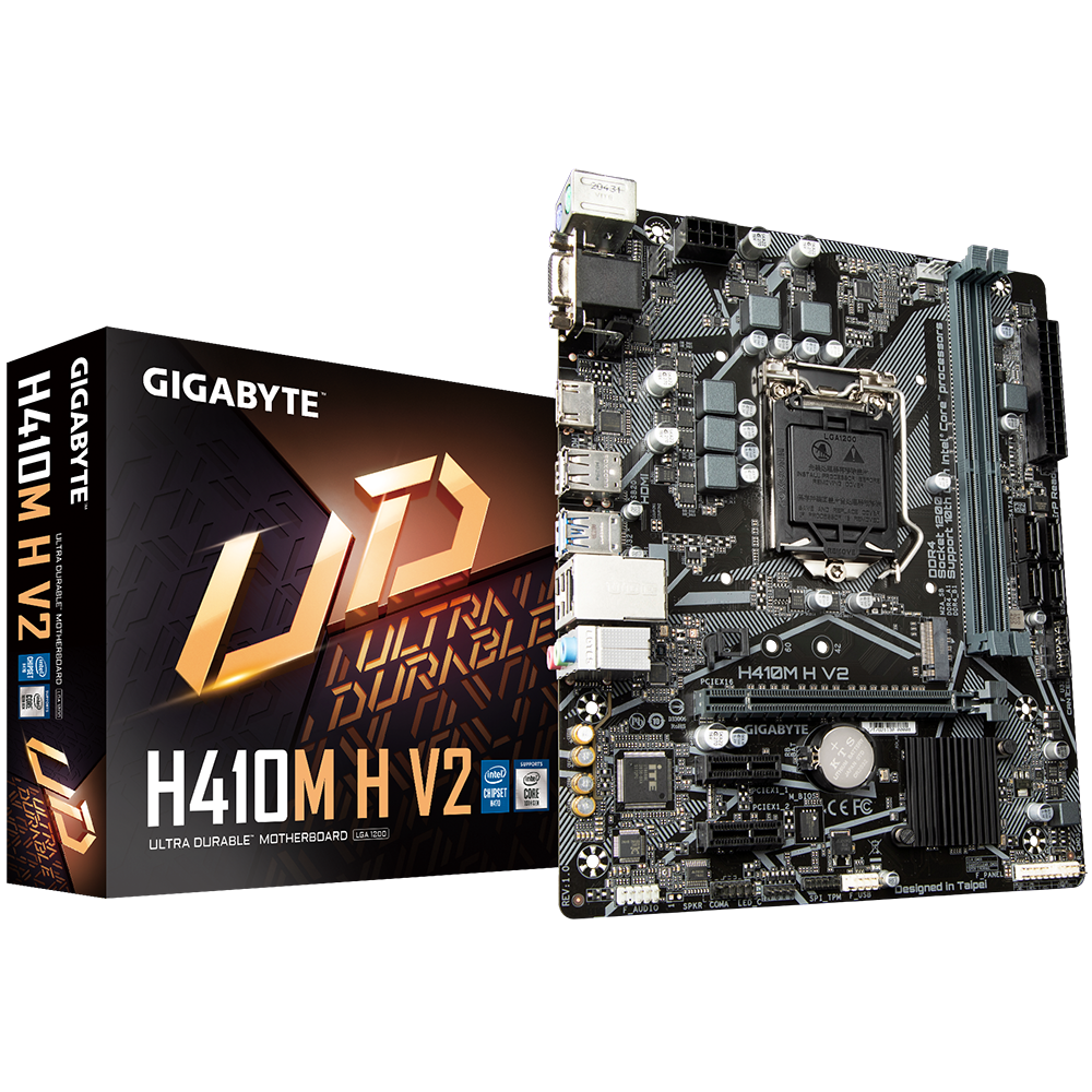 Placa de baza Gigabyte H410M H V2, Socket 1200, DDR4,