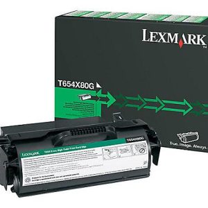 Toner Lexmark T654X80G, Black