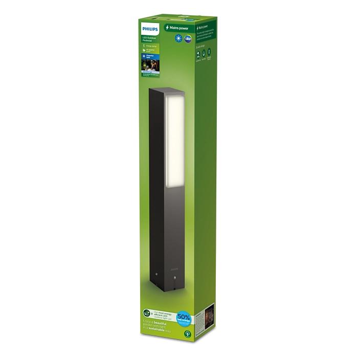 Stalp LED pentru exterior Philips STRATOSPHERE, 3.8W, 800 lm, luminaneutra