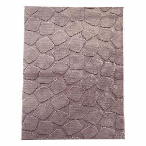 Covor, model in relief,Stone,160x230 Brown