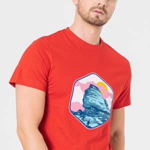 TRICOU CASUAL SFINX BARBATI RED-L