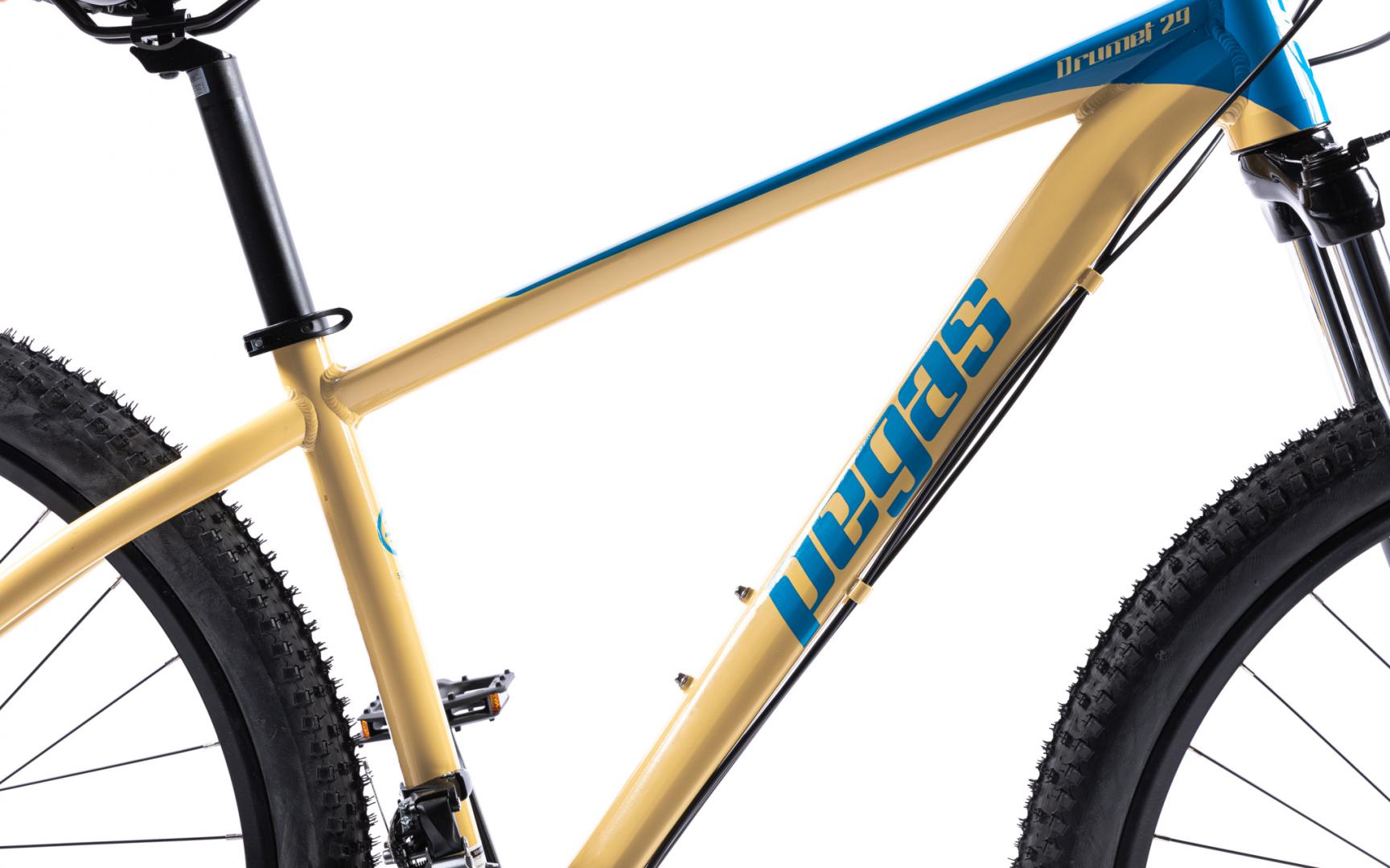 Bicicleta MTB Pegas DRUMET M 29'' GALBEN LAGUNA - ALBASTRU - imagine 7