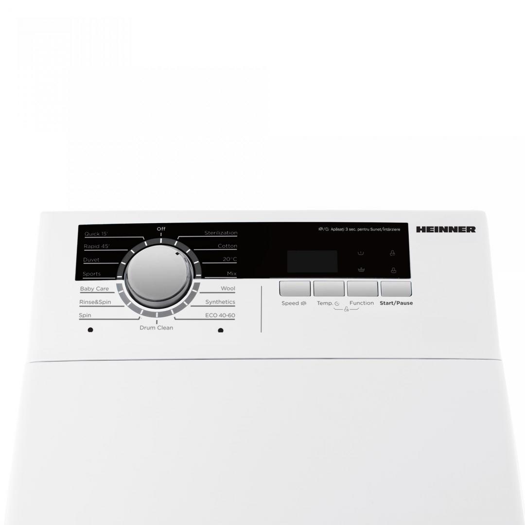 Masina de spalat rufe HEINNER HWM-TL8013IVC++, 8 kg, 1300 rpm, - imagine 3