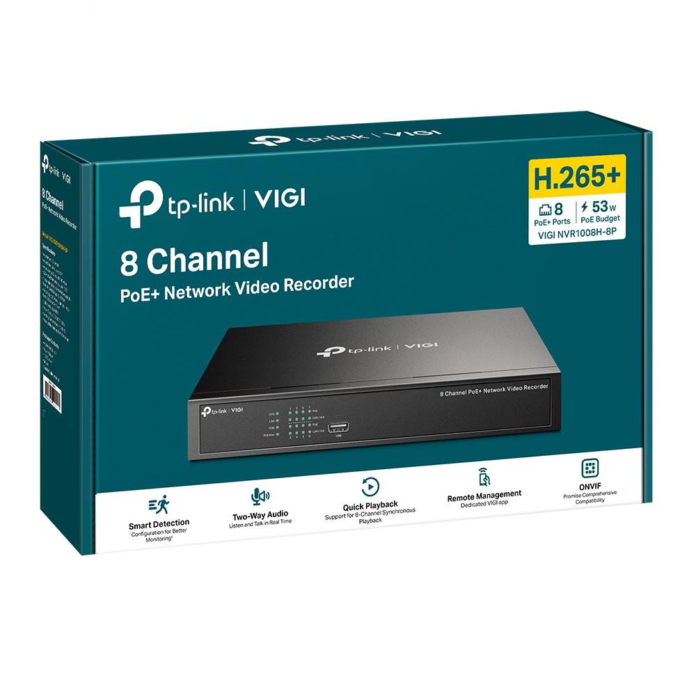 NVR PoE TP-Link VIGI 8 canale 1008H-8MP; 53W, 8 MP,1 - imagine 5