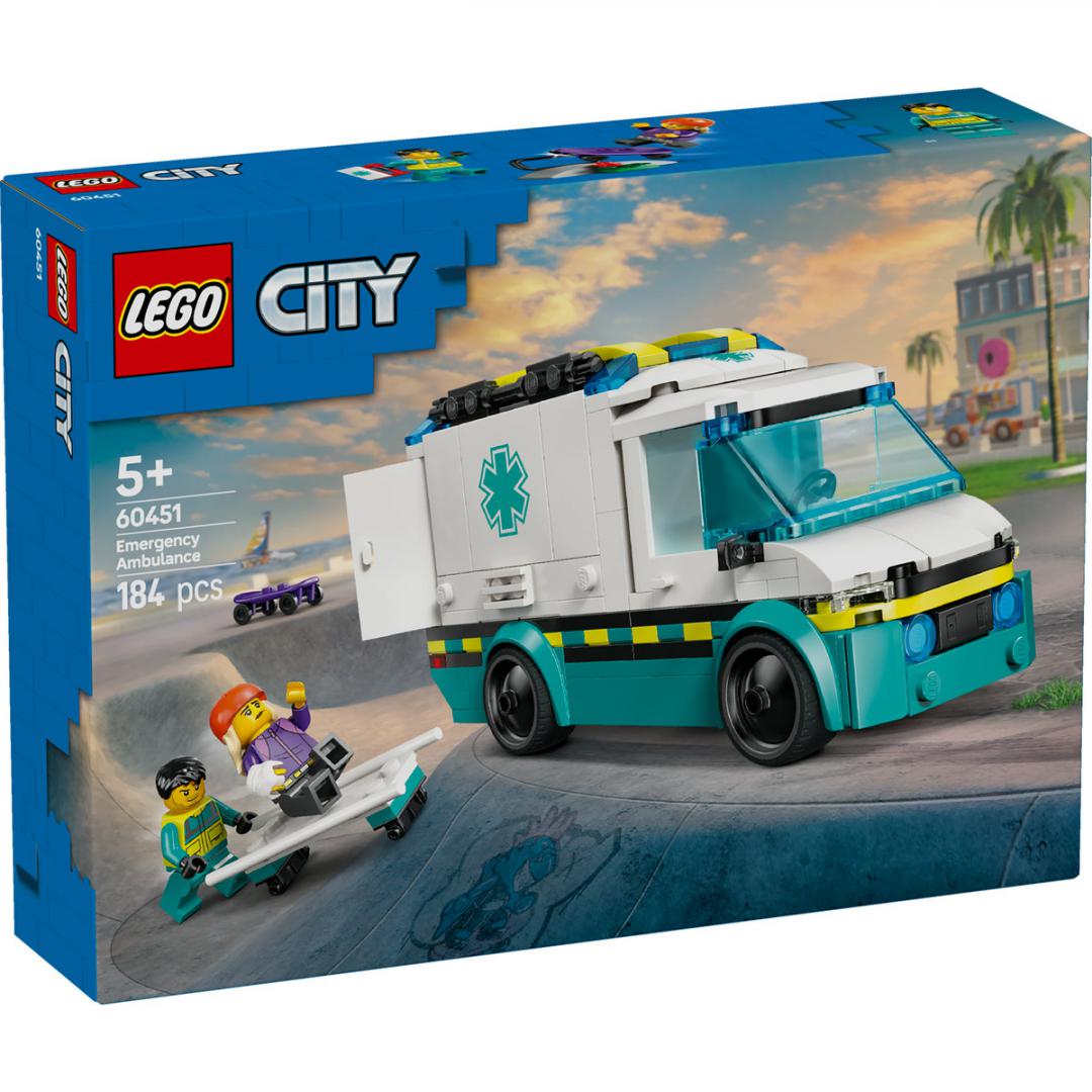 AMBULANTA DE URGENTE, LEGO 60451 - imagine 6