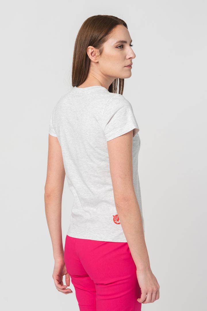 TRICOU CASUAL BICICLETE FAMILIE FEMEI LIGHT GREY-XS - imagine 3