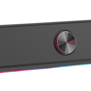 Soundbar gaming Serioux Yron RGB, putere: 3W x 2, impedanță: